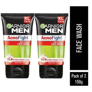 Garnier Men, Anti-Pimple Face Wash (Pack of 2)