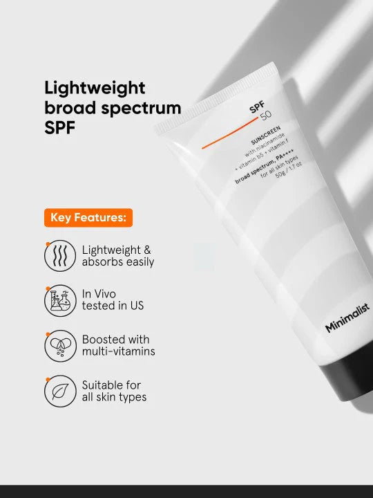 Minimalist SPF 50 PA ++++ Sunscreen