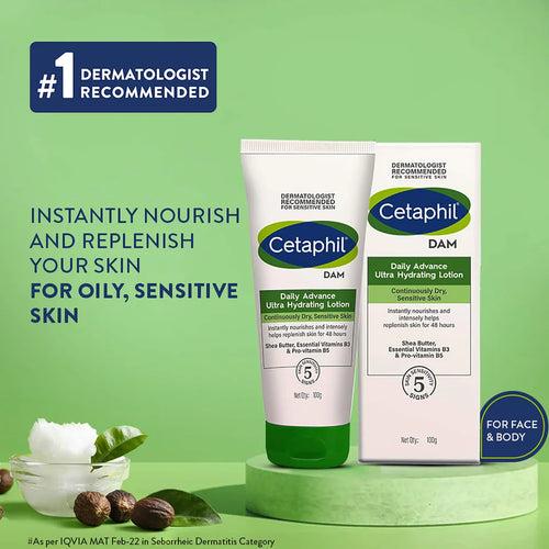 Cetaphil DAM Daily Advance Ultra Hydrating Lotion (100ml)