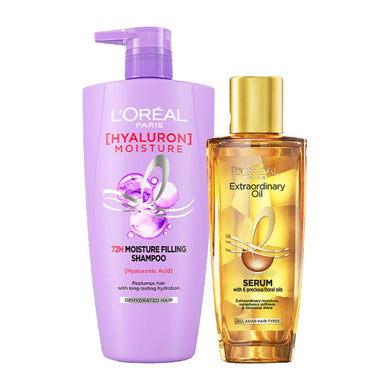 L'Oreal Paris Hydrating & Smoothening Combo For Dry Hair ( 2 pcs )